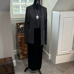 Casual Corner Black and Silver Women's Outfit